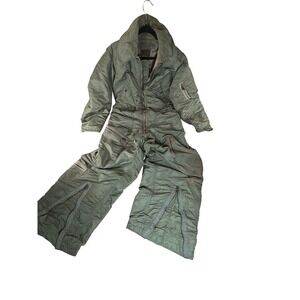 Vintage USAF CWU 1/P Flight Suit Skyway Clothing Corp Sage Green Men's Med Reg